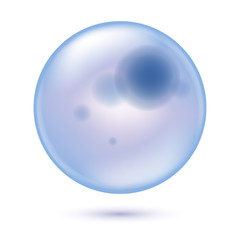 Abstract round transparent cell health science illustration.