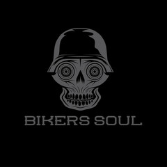bikers soul concept with skull