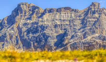 Fototapeta premium Dolomites: panorama of the Fanes-Senes