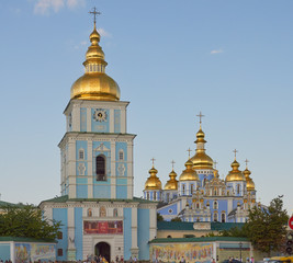 Fototapeta na wymiar St. Michael's Golden-Domed Monastery.