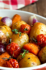 oven baked vegetables