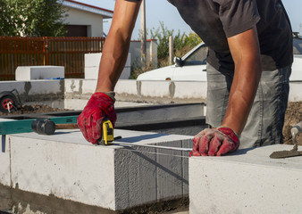 aerated concrete masonry