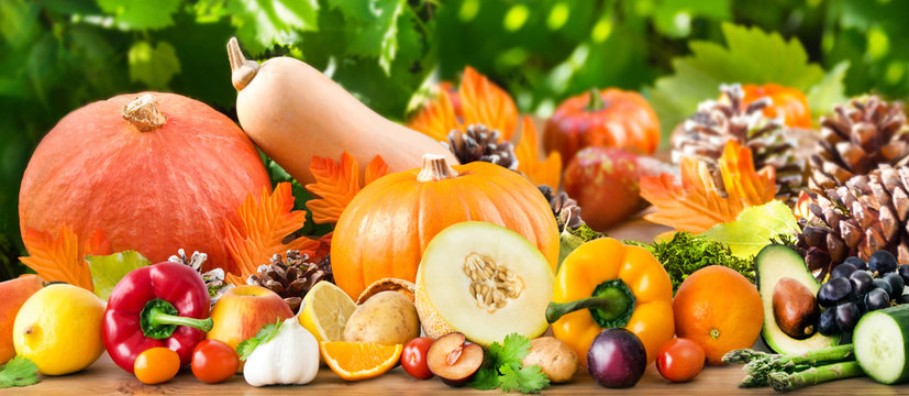 Fruits and vegetables