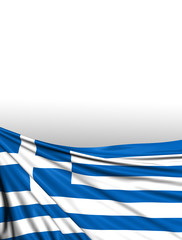 Obraz premium Greece Flag, Greek Background