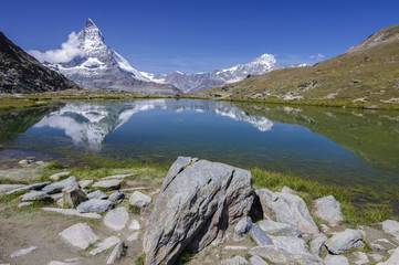 Riffelsee mit Matterhornspiegelung
