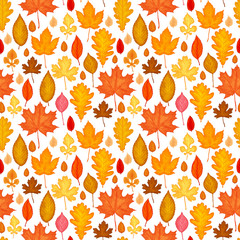 autumn leaves seamless