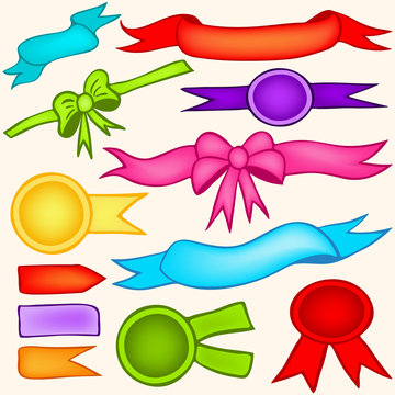 ribbons and banners