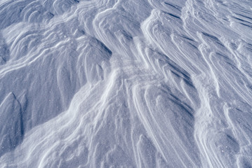 Fototapeta premium Snow after snowstorm