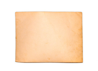 Naklejka premium Reverse side of an old photo print with a decorative border