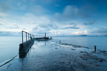 Landscape of the island runde, norway