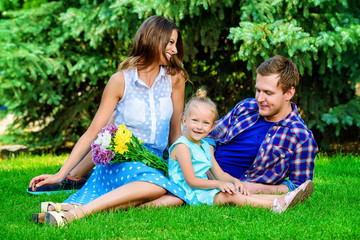 Fototapeta premium little daughter