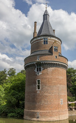 Obraz premium Tower of the castle of Wijk bij Duurstede