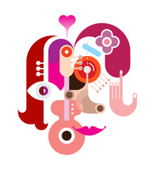 Abstract Art Portrait