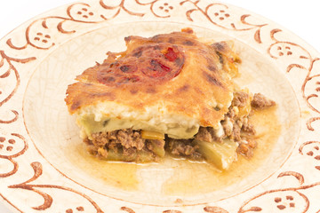 Greece Moussaka of eggplant