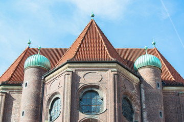 Fototapeta na wymiar Building in munich city center