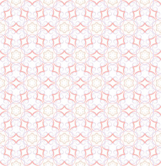Seamless pattern, abstract, calligraphic, over white background
