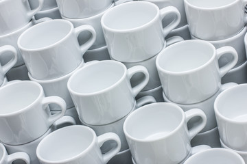 Coffee cups background.
