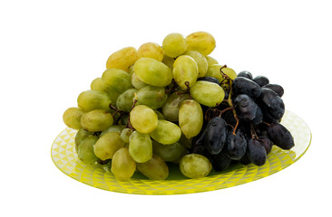 grapes in a plate