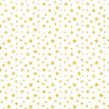 Festive background with gold stars