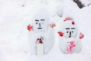 Japanese snowman