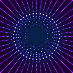 Neon Border with Light Effects