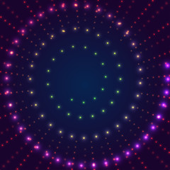 Neon Border with Light Effects