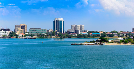 Panorama of Dar Es Salaam City Centre