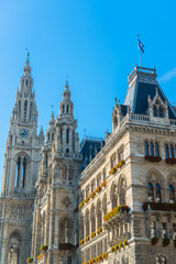 Fototapeta na wymiar The City Hall of Vienna, Austria