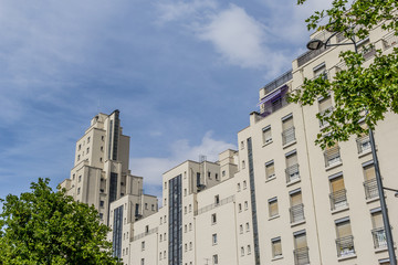 Immeubles du Quartier des Gratte-ciel à Villeurbanne