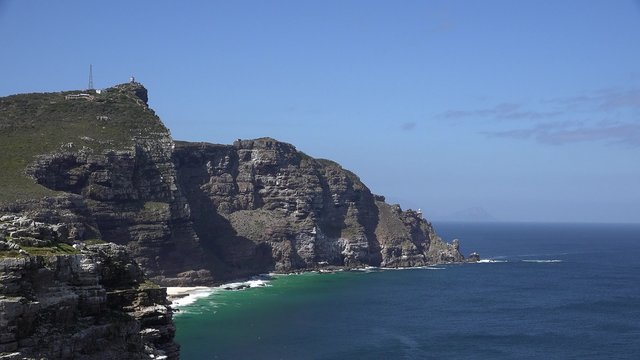 The famous Cape Point (South Africa) 4K footage
