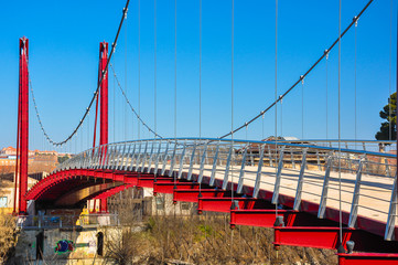Red bridge, Toledo, Castilla-La Mancha, Spain