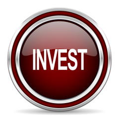 share red glossy web icon