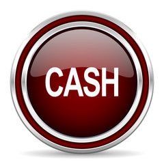 share red glossy web icon