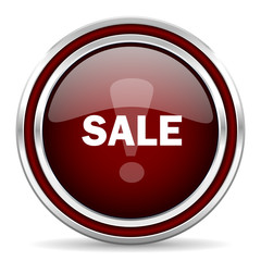 share red glossy web icon