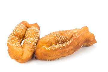 Horse Shoe Fritters, also known as Ma Geok or Butterfly, a popular delicacy in Malaysia