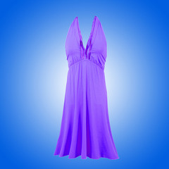 Fashion concept with model on white