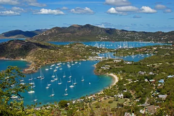 Deurstickers Caraïben Engelse haven Antigua