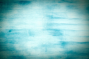 Wall painted in blue and white