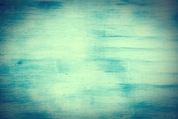 Wall painted in blue and white