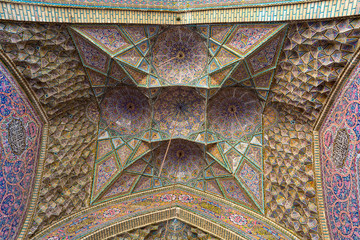 Nasir Al-Mulk Mosque five concaves design