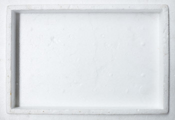Whte foam cover