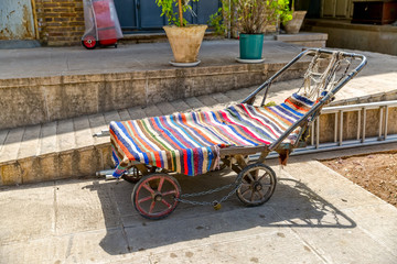 Fototapeta na wymiar Old Carts in Shiraz