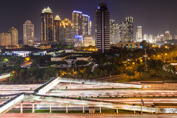 Fototapeta premium Jakarta twilight