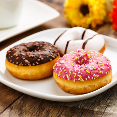 Donuts und Kaffee - Donuts and coffee
