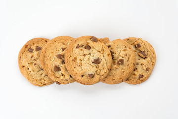 milk chocolate toffee almond cookies