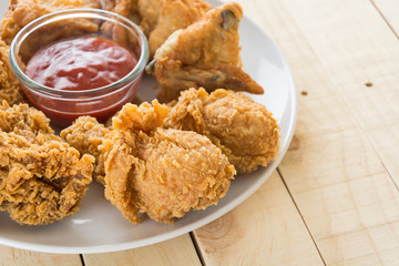 fried crispy chicken