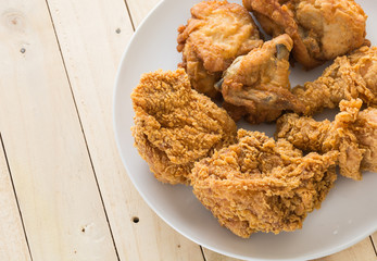 fried crispy chicken