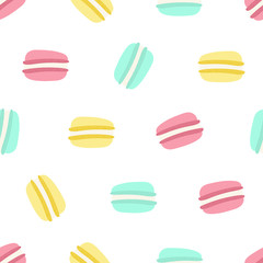 seamless macaron pattern