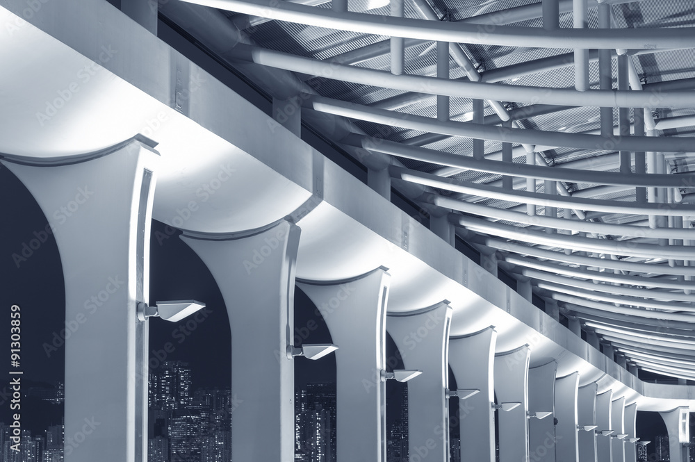 Aufkleber building abstract