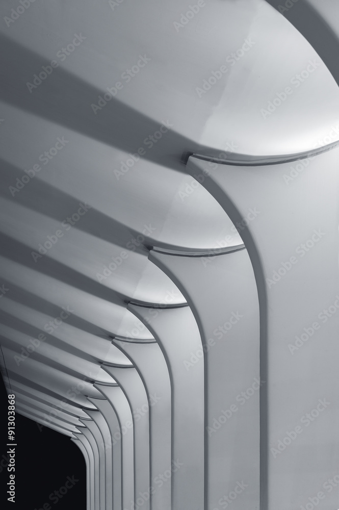 Aufkleber building abstract